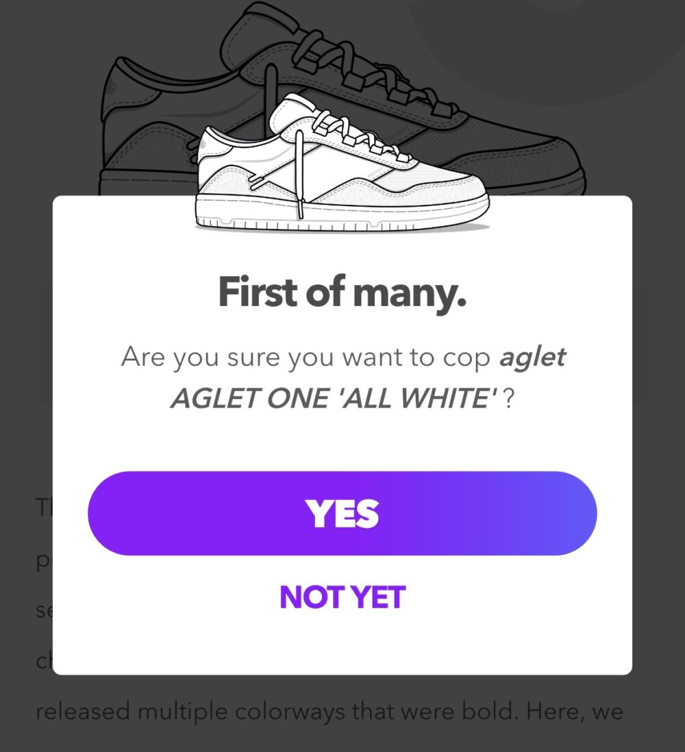 Aglet（アグレット）の始め方 靴を選ぶ＆アバター設定